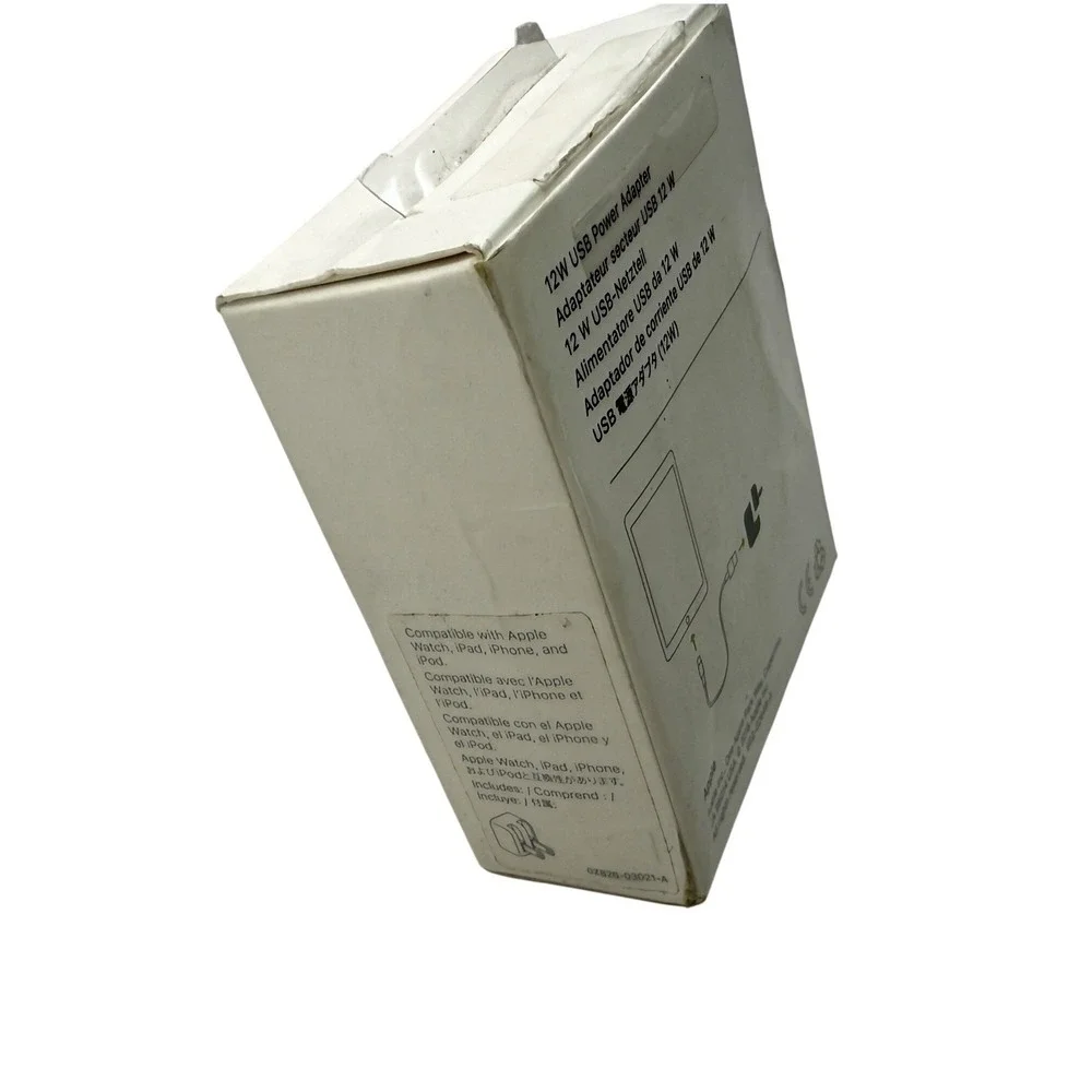 Apple 12W USB Power Adapter A2167 Wall Charger iPad iPhone OEM‎ Open Box